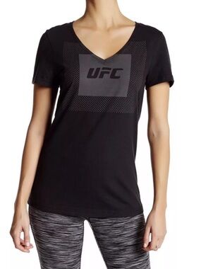 Reebok UFC ‘UFAN Tri Blend’ Slim V-Neck Performance T-Shirt NWT